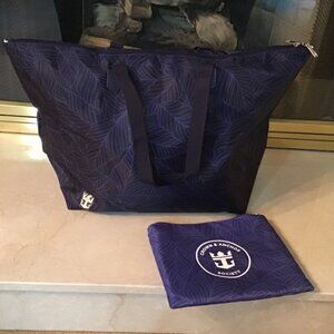 NWT Beautiful Royal Caribbean deep blue tote bag
